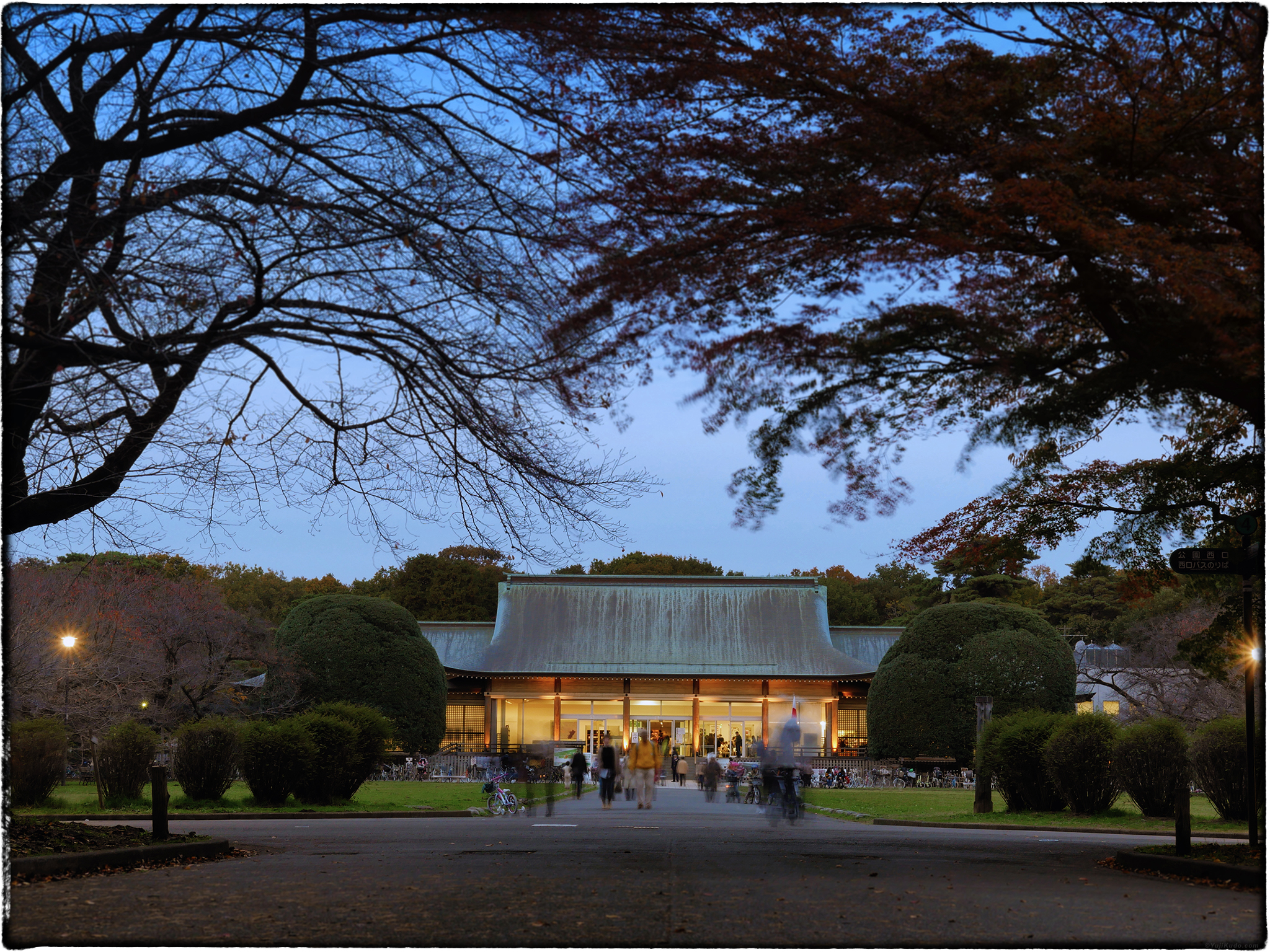 Edo-Tokyo Open-air Architectural Museum (Koganei Park) – Twilight View in Autumn – Koganei